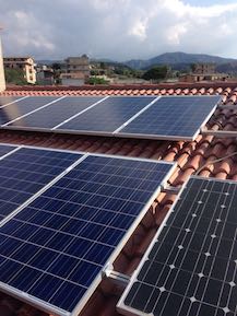 impianto fotovoltaico con accumulo realizzato a Marina di Gioiosa Jonica (RC)