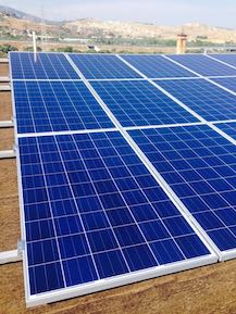 impianto fotovoltaico su tetto con guaina bituminosa-Ferruzzano (RC)